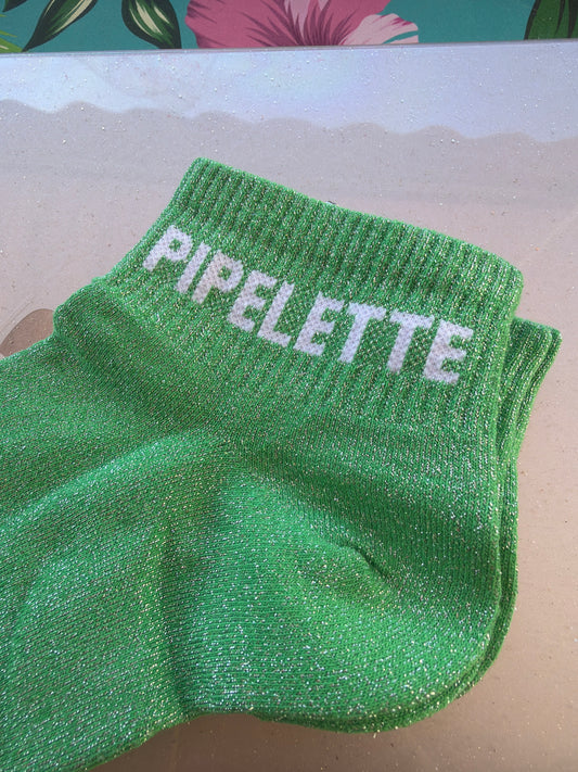 Chaussettes brillantes courtes Pipelette