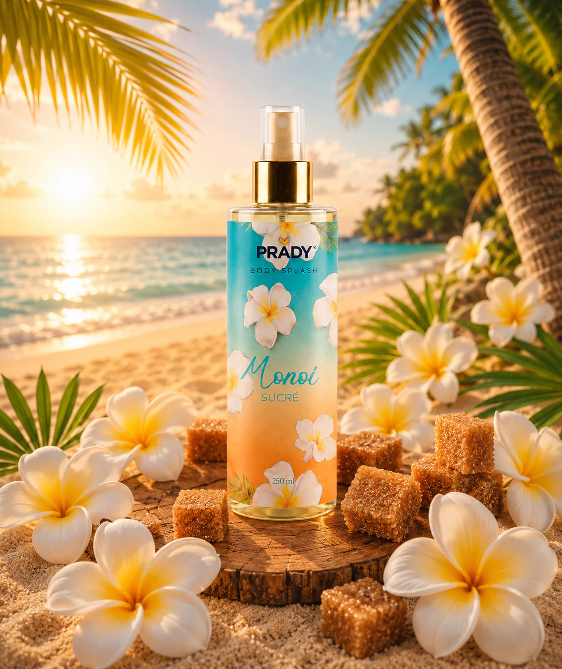 Brume Corps & Cheveux Monoi Sucré 250ml - Prady pre co