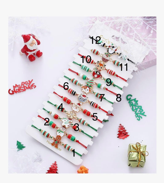 Bracelet d’amitié Noël dispo le 30 octobre