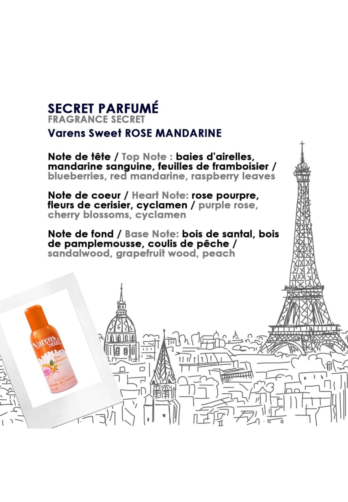 Parfum & Déodorant Femme 2-en-1 - Vaporisateur - Spray