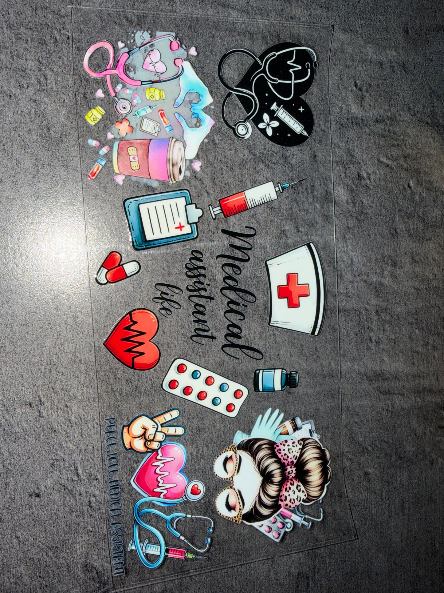 Motif pour le verre