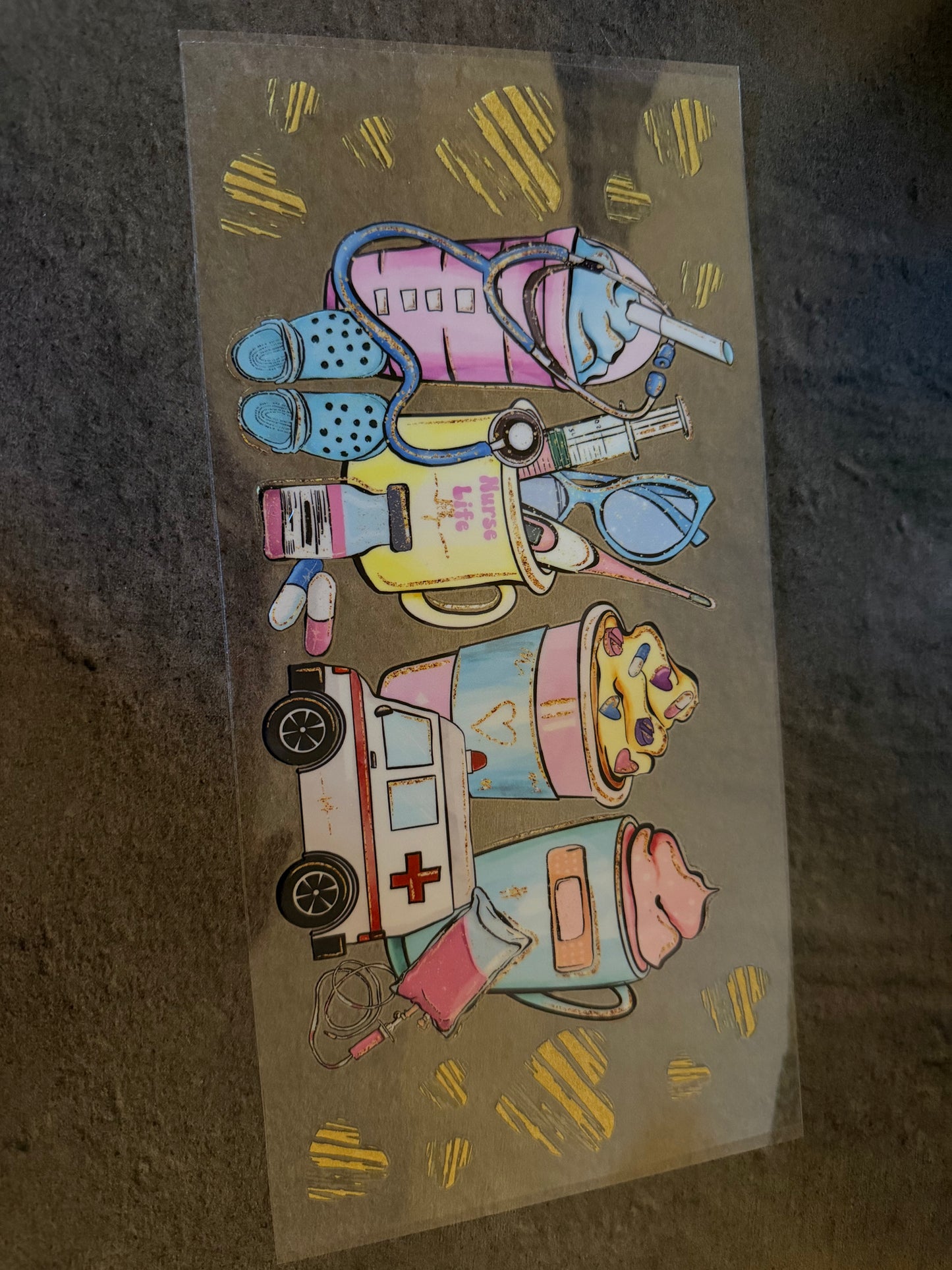 Motif pour le verre