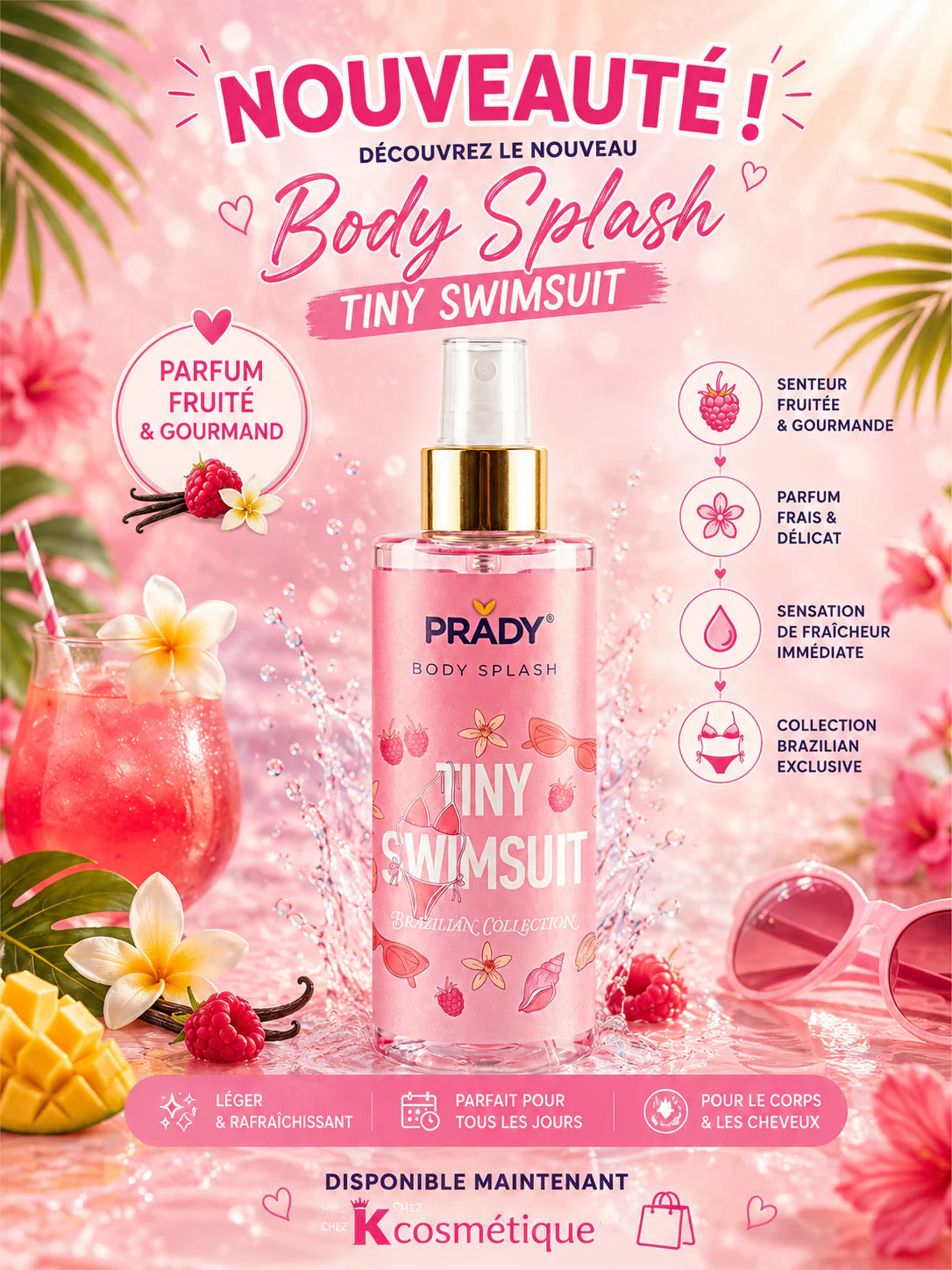 Brume Corps & Cheveux "TINY SWIMSUIT" 250ml - Prady pré co