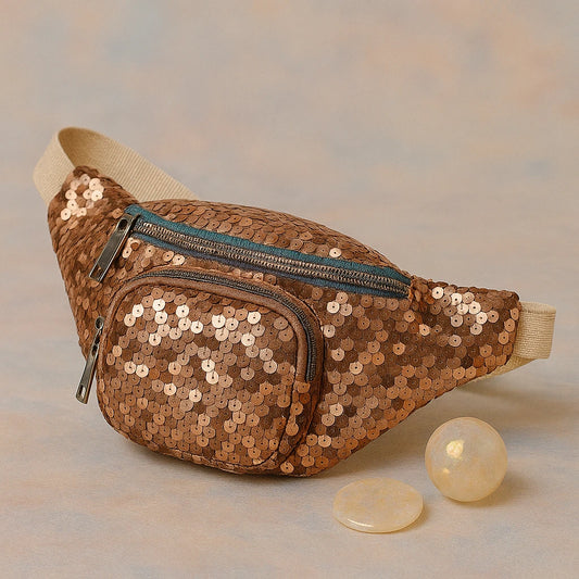 Sac Banane à Sequins – Look Brillant & Pratique
