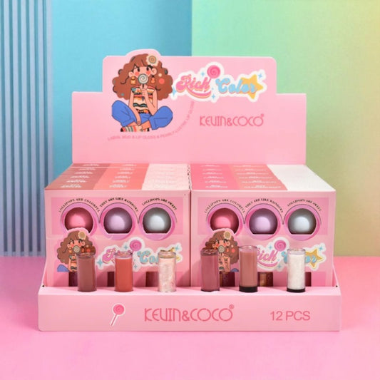 SET 3 GLOSS KEVIN&COCO