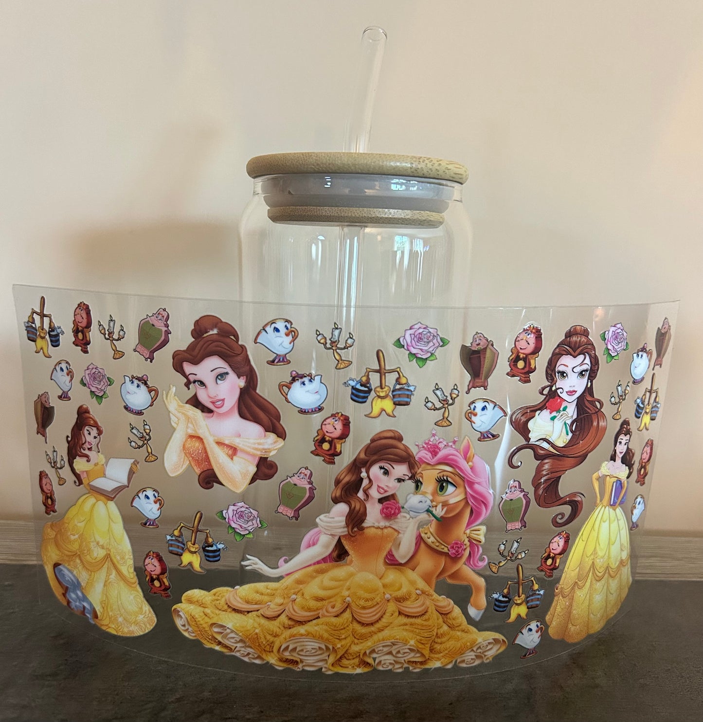 Verre LA BELLE ET LA BÊTE