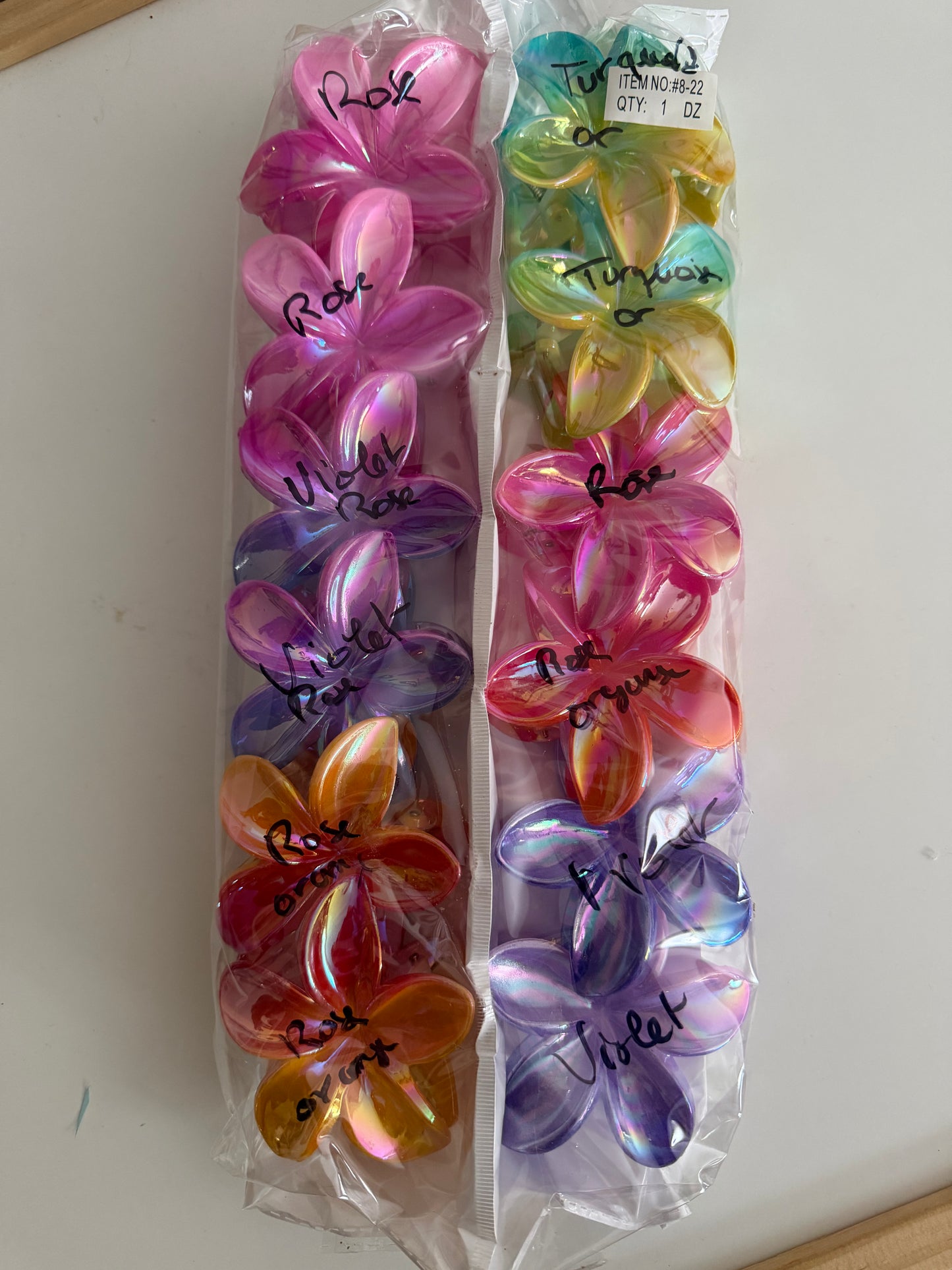 Pince à Cheveux XXL Fleur de Monoi