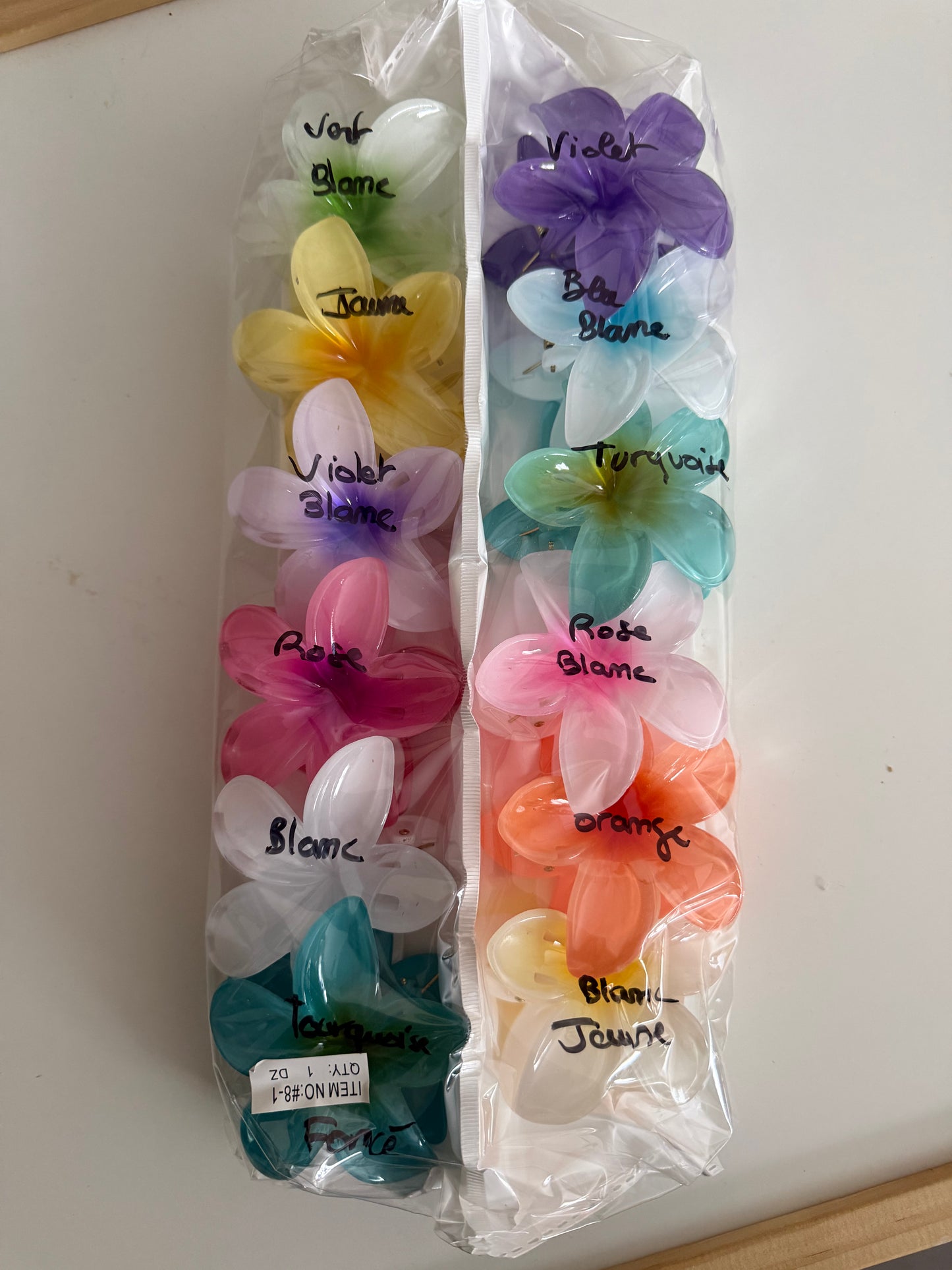 Pince à Cheveux XXL Fleur de Monoi
