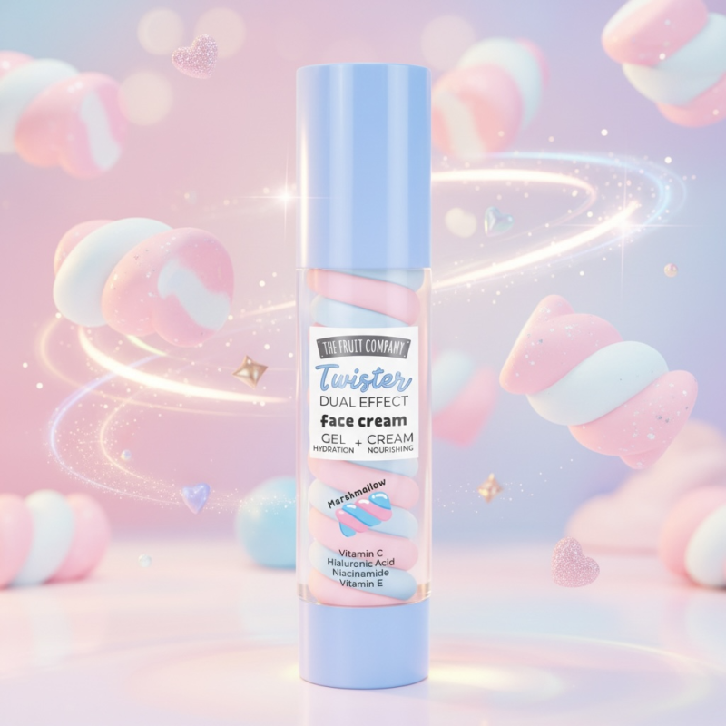 CRÈME VISAGE TWISTER MARSHMALLOW DUAL EFFECT - THE FRUIT COMPANY