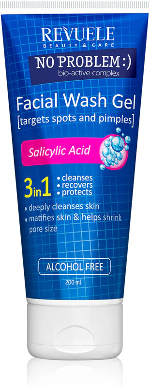 Gel nettoyant matifiant à l’acide salicylique