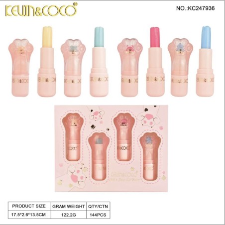 SET GLOSS KEVIN&COCO CAT'S PAW