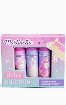 MARTINELIA - Trio Baumes à Lèvres Licorne Pour Enfants