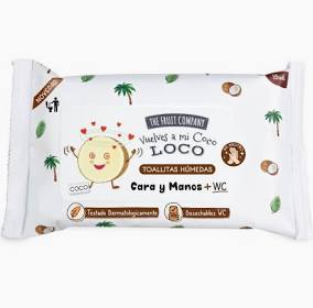 Lingettes désinfectantes The Fruit Company Coco