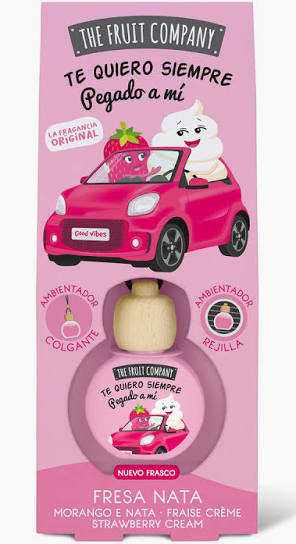Désodorisant pour voiture 6,5 ml - Crème de fraise - The Fruit Company