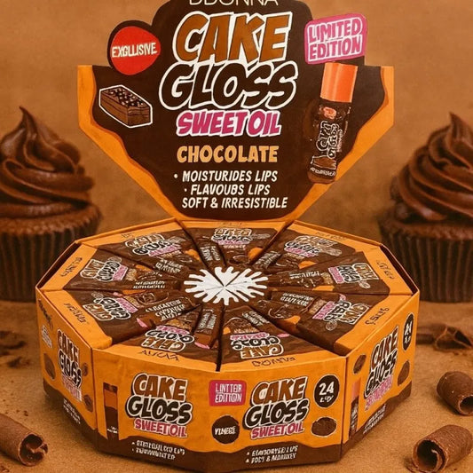 Gloss CHOCOLATE CAKE – D’DONNA dans sa boîte