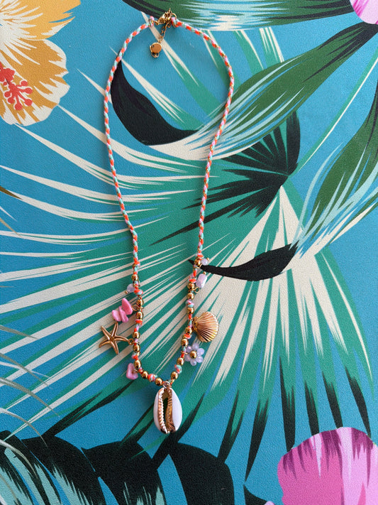 Collier Charm's En Acier Inoxydable Éclat Marine