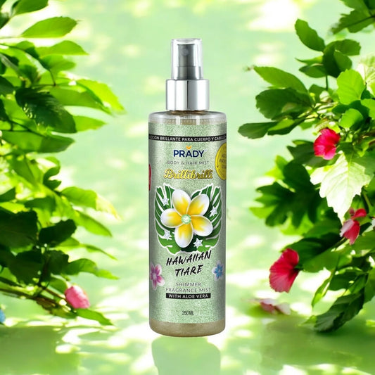 brume scintillante corps et cheveux hawaï tiare 250ML - Prady