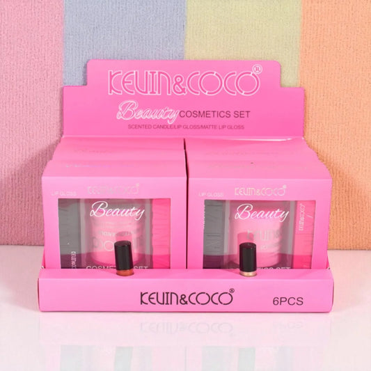 Set 3 Pièces - Gloss + Bougie - Kevin & Coco