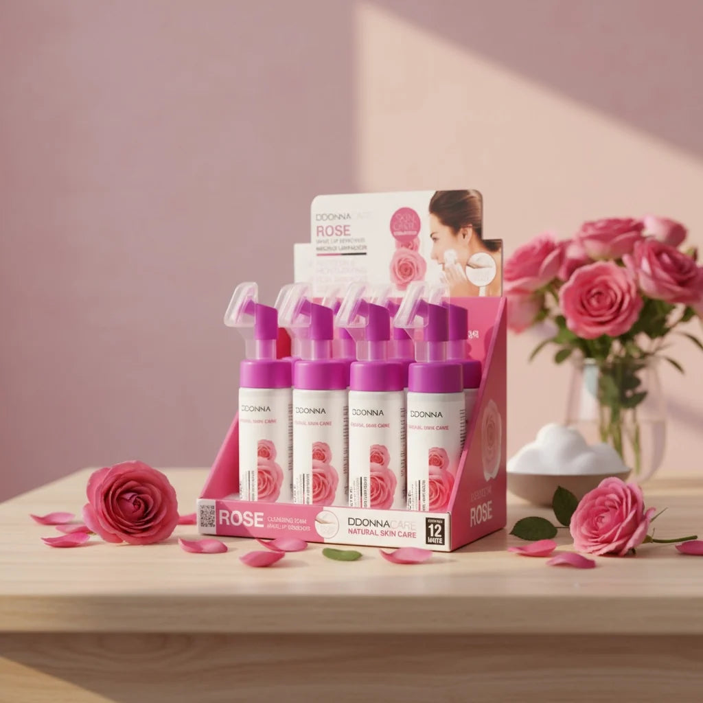 Mousse Nettoyante Natural Skin Care a La Rose - D'Donna