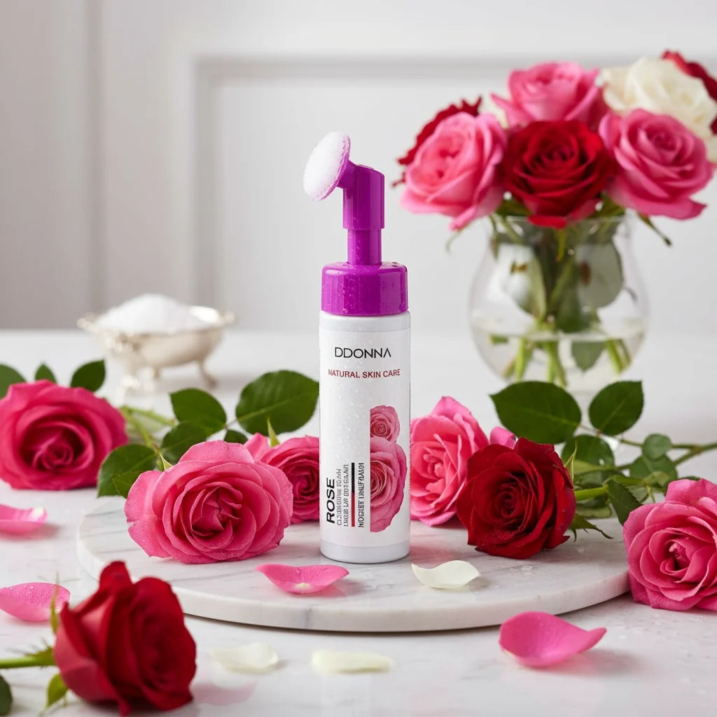 Mousse Nettoyante Natural Skin Care a La Rose - D'Donna