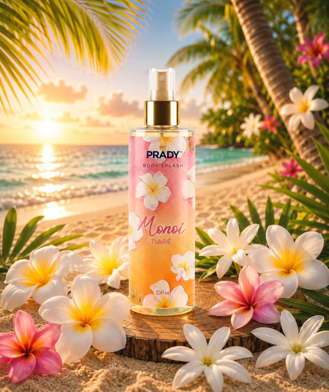 Brume Corps & Cheveux Monoi Tiaré 250ml - Prady