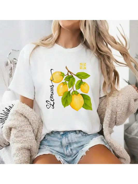 T-shirt large imprimée - 100% Coton taille unique