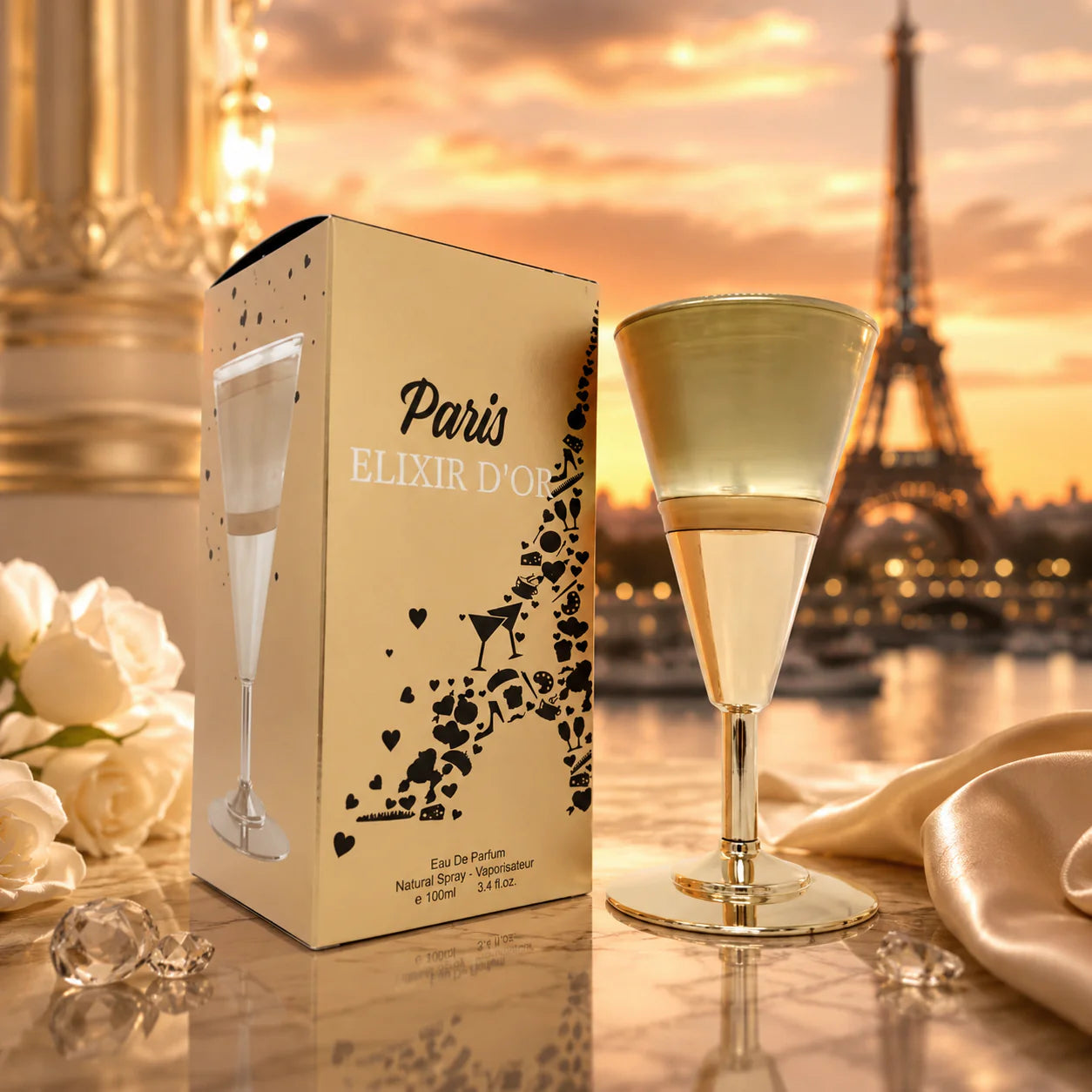 Eau de Parfum Paris Elixir D'Or 100ml - Fragrance Couture pre co