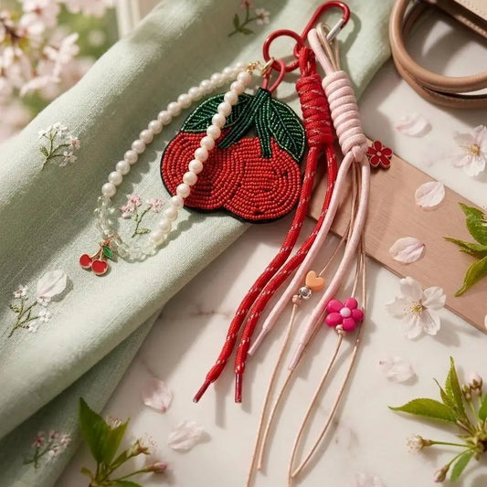 Bijou de Sac & Porte-Clés cerise