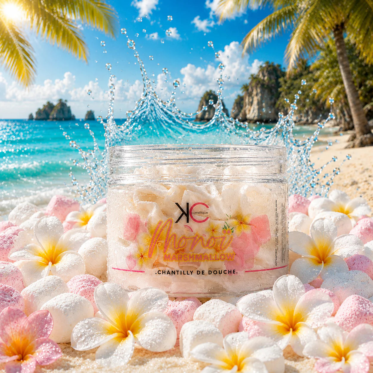 Chantilly de Douche Monoï Marshmallow 100g en pre co dispo le 26