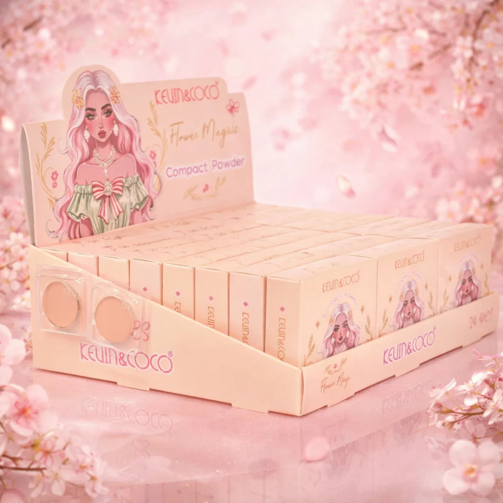 Magic Spark Silky Powder Cake – Poudre Compacte Lissante & Matifiante  - Kevin & Coco en pre