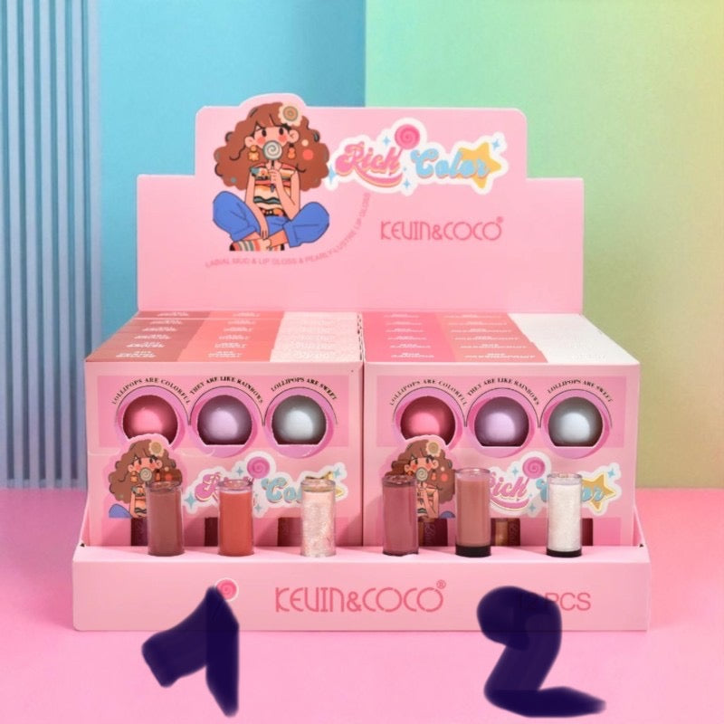 SET 3 GLOSS KEVIN&COCO