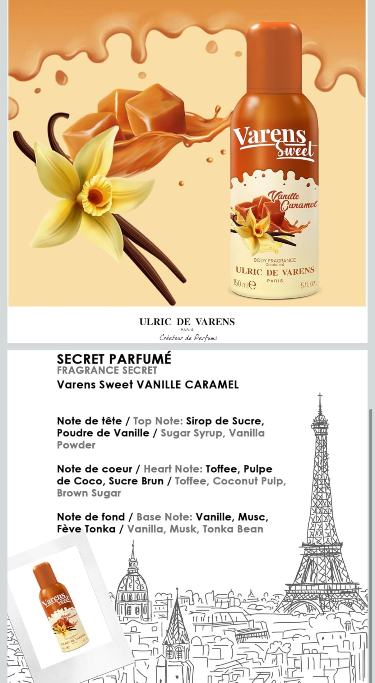 Parfum & Déodorant Femme 2-en-1 - Vaporisateur - Spray