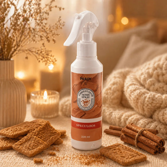 Spray D'Ambiance Maison et Tissu Speculoos 220ML - prady