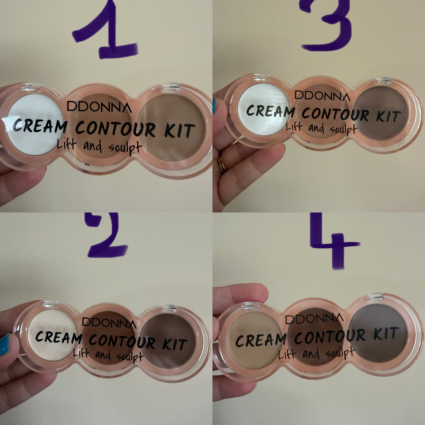 Kit Trio Conturing & Teint Cream - D'Donna
