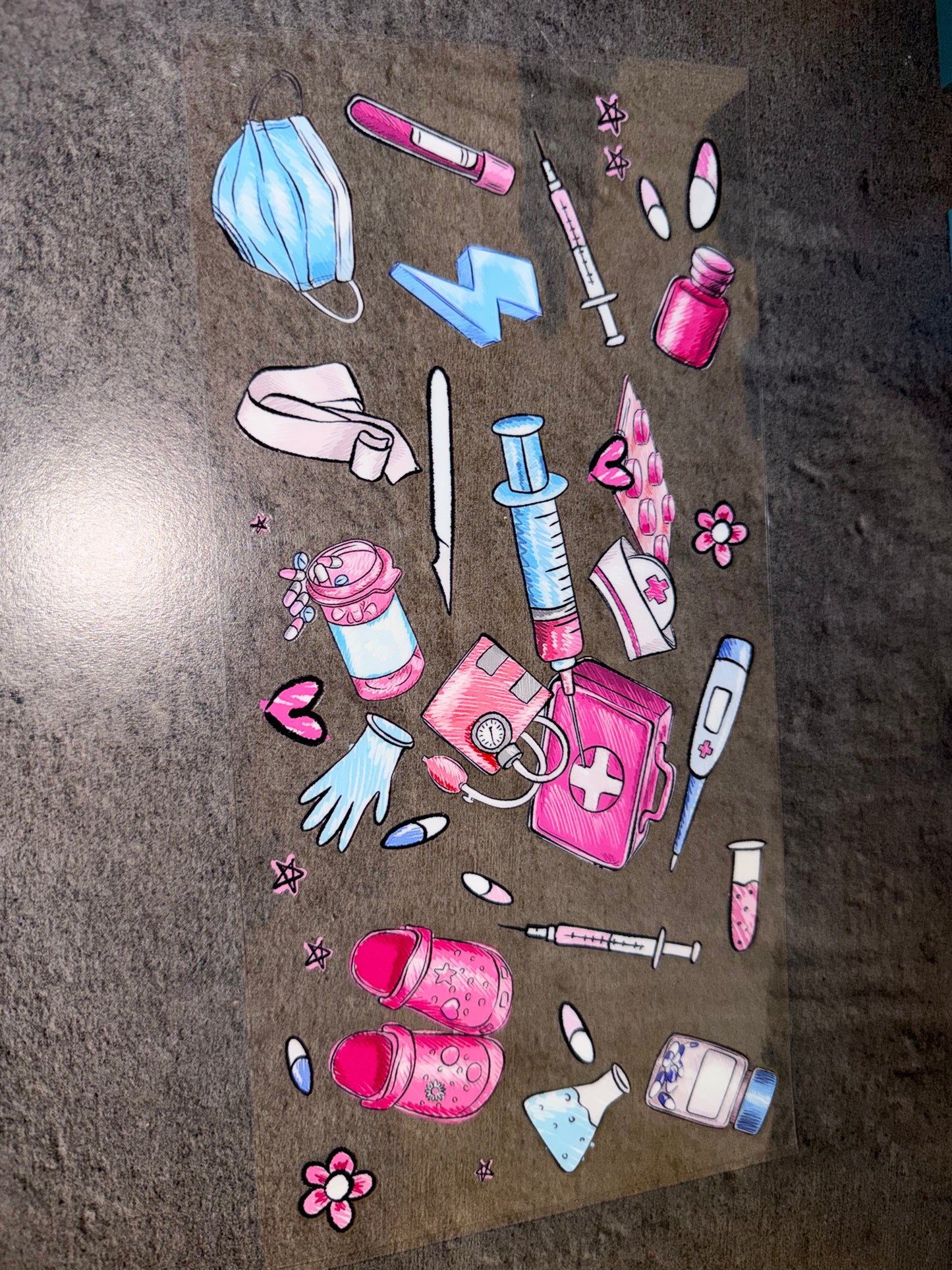 Motif pour le verre