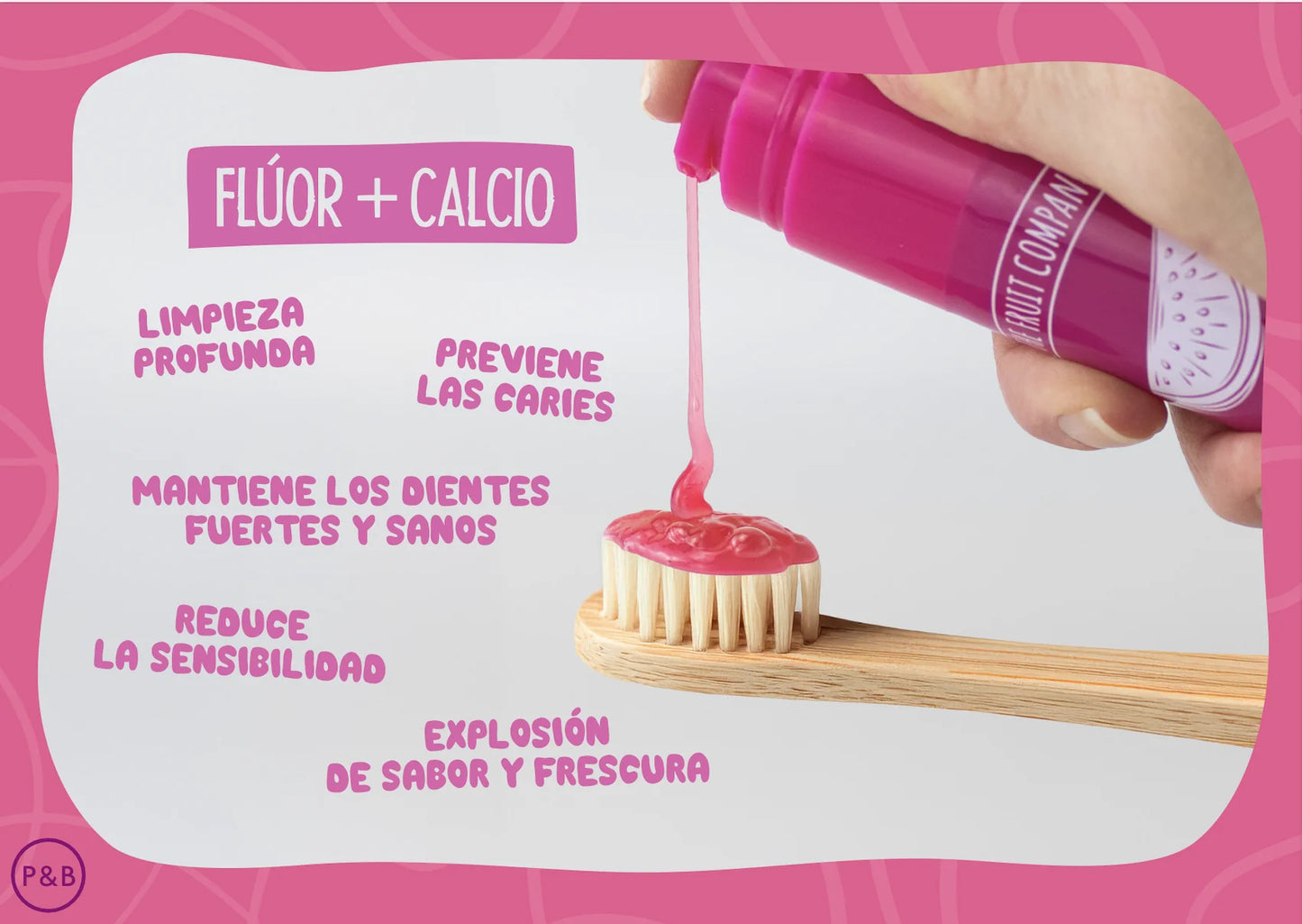 Dentifrice Fruité Fluor - The fruit Company