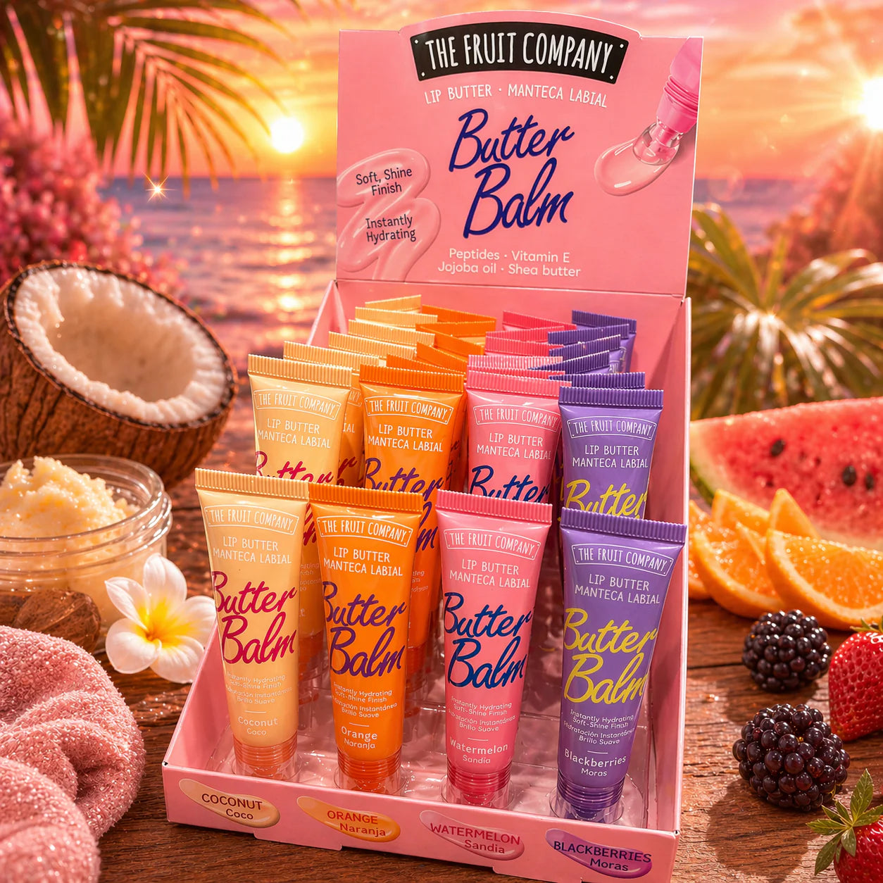 Beurre Lèvres Nutritif et Réparateur Parfumé - The Fruit Company dispo le 9 juillet