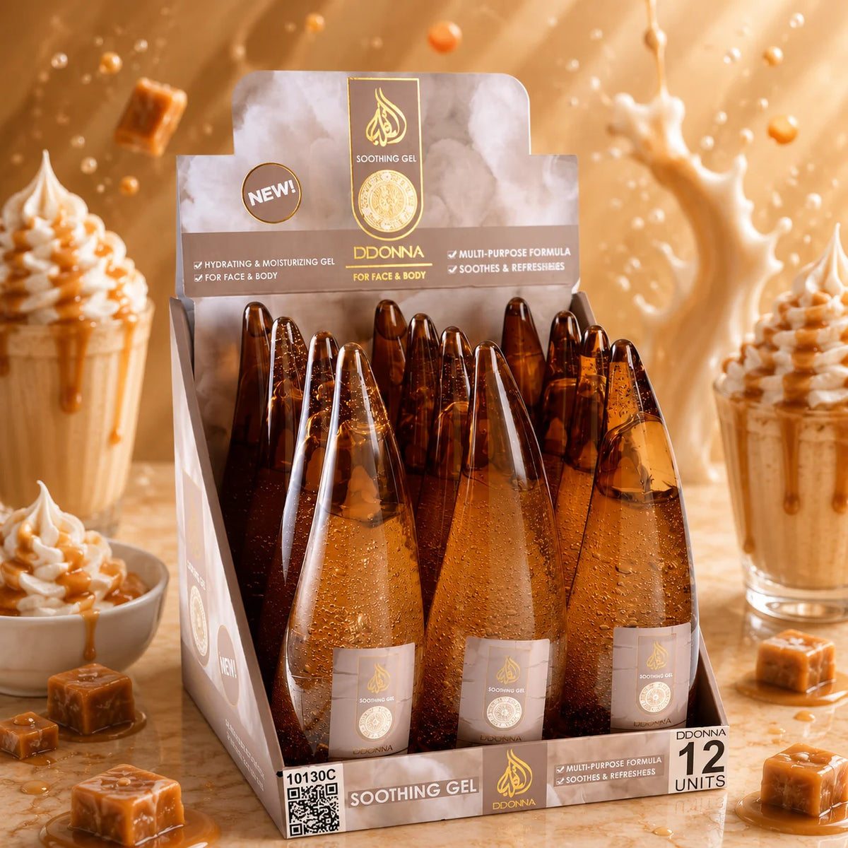 Gel Hydratant Parfum Gourmand XXL 260ml - D'Donna