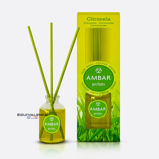 Mikado Ambar à la Citronnelle ; Anti Moustiques