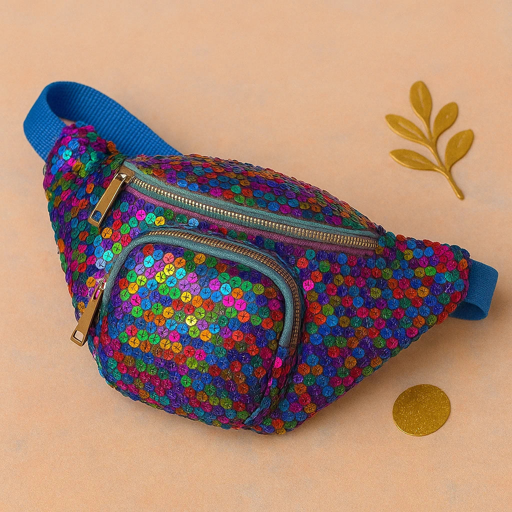 Sac Banane à Sequins – Look Brillant & Pratique
