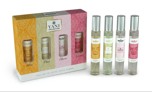 Coffret de 4 : Eau de toilette générique Femme “YANI” 30ml – PRADY