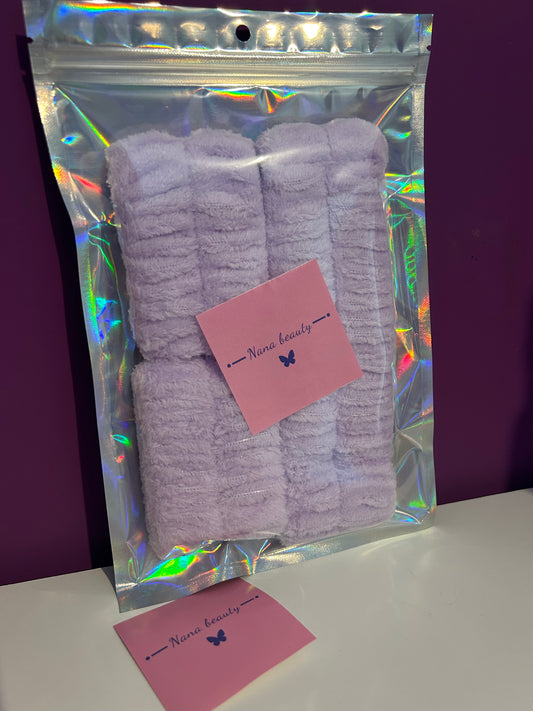 Bandeau et bracelet skincare Violet