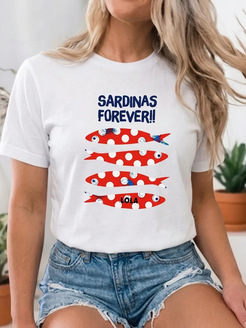 T-shirt large imprimée - 100% Coton taille unique