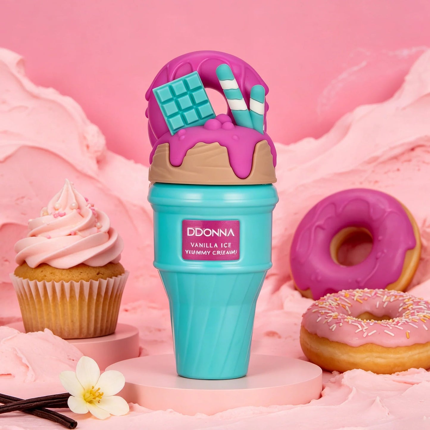 Brume "Vanilla Ice" Yummy Cream 200ml - D'Donna pre co
