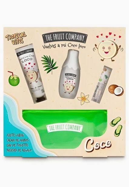 Ensemble Summer Coco Eau de Toilette + Crème pour les mains + Huile à lèvres + Trousse 100 ml - The Fruit Company